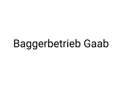 Baggerbetrieb Gaab