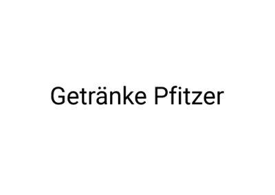 Getränke Pfitzer