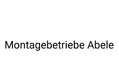 Montagebetriebe Abele